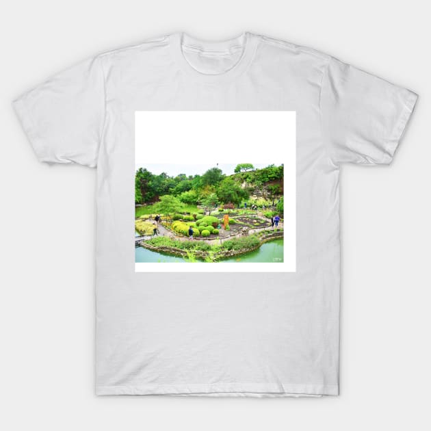 zen japanese garden park in ecopop landscape film T-Shirt by jorge_lebeau